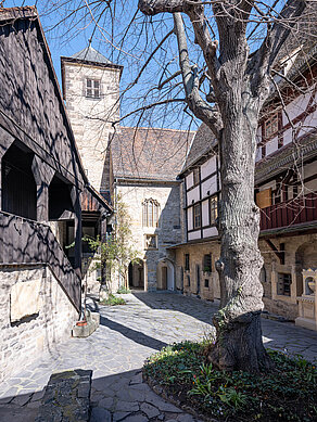 Michaeliskirche Erfurt Innenhof