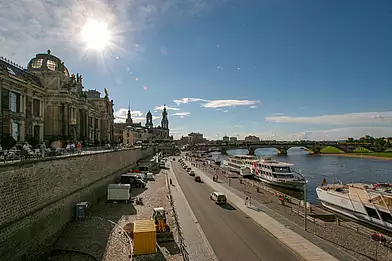Elbe mit Augustusbrücke
