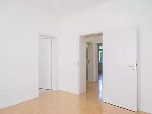 Architekturfotografie in leerer Wohnung