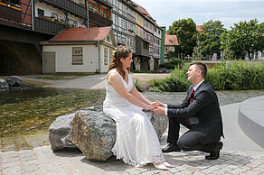 Fotograf zur Hochzeit an der Krämerbrücke