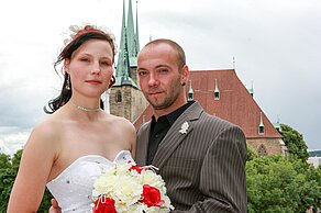 Hochzeitsshooting auf dem Petersberg