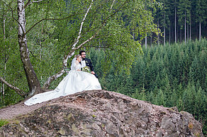 Hochzeitsfotografie an der Ohratalsperre