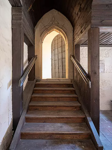 Michaeliskirche Erfurt Tür zur Kapelle