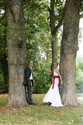 Hochzeitsshooting im Augustinerkloster und Park