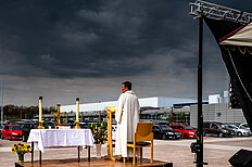 Autogottesdienst zu Ostern 2020