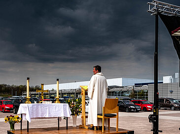 Autogottesdienst zu Ostern 2020