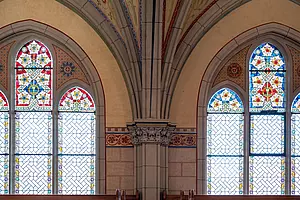 Lutherkirche Bad Harzburg Detail mit Fenstern